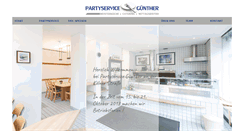 Desktop Screenshot of partyservice-guenther.de